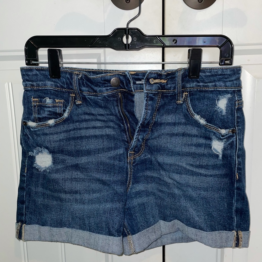 Old Navy blue Jean shorts.